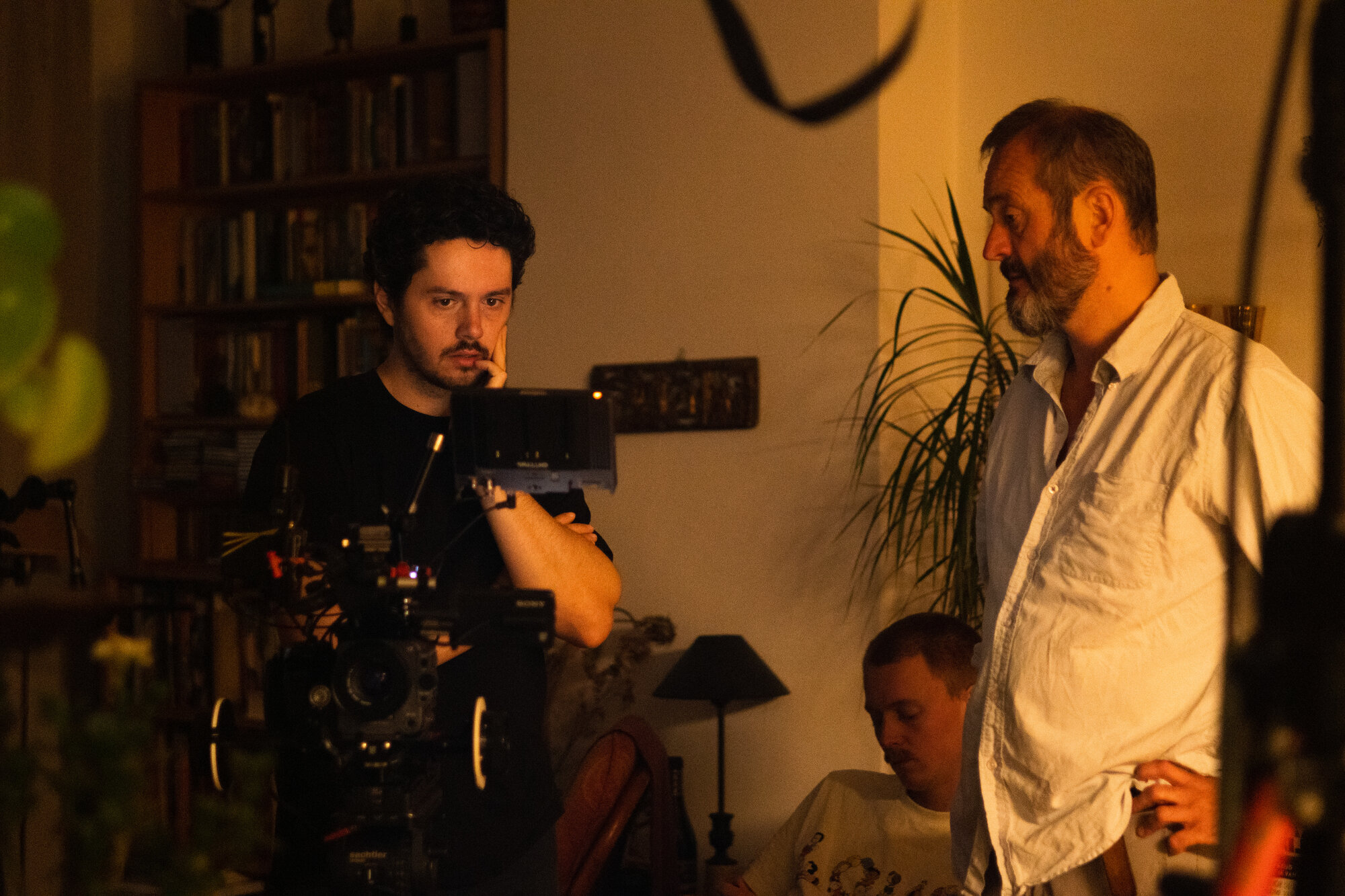 Opnamen van Zorg met D.o.P. Yannick Giraud en regisseur Arend Steenbergen